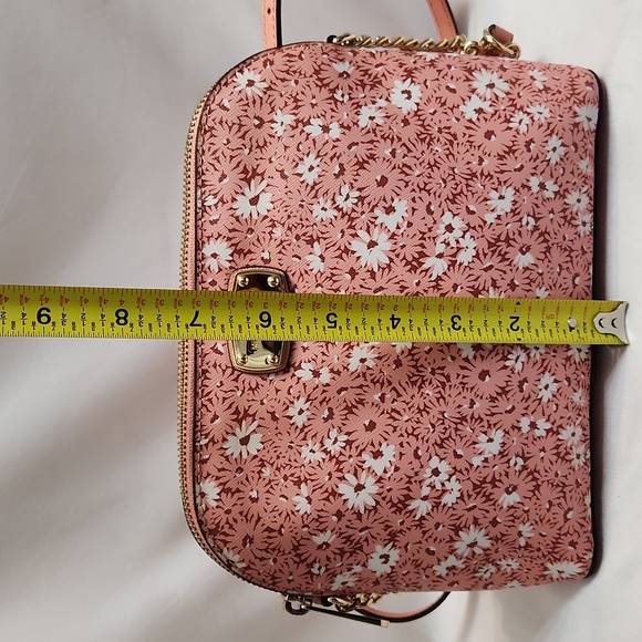 Michael Kors Cindy Dome Rose Floral Print Crossbody Bag - Picture 6 of 16
